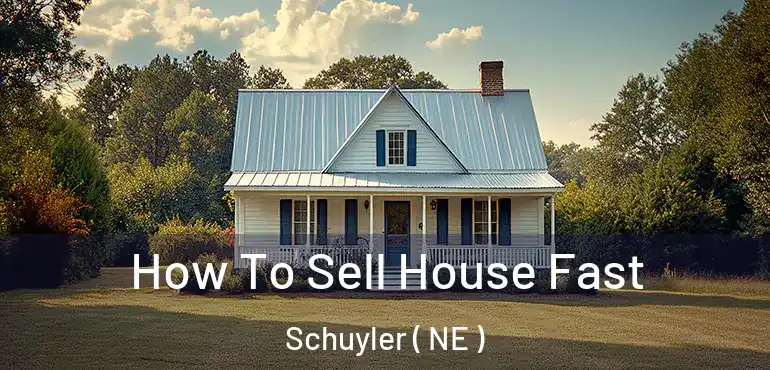  How To Sell House Fast Schuyler ( NE )