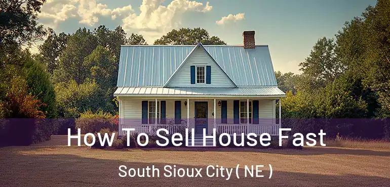  How To Sell House Fast South Sioux City ( NE )
