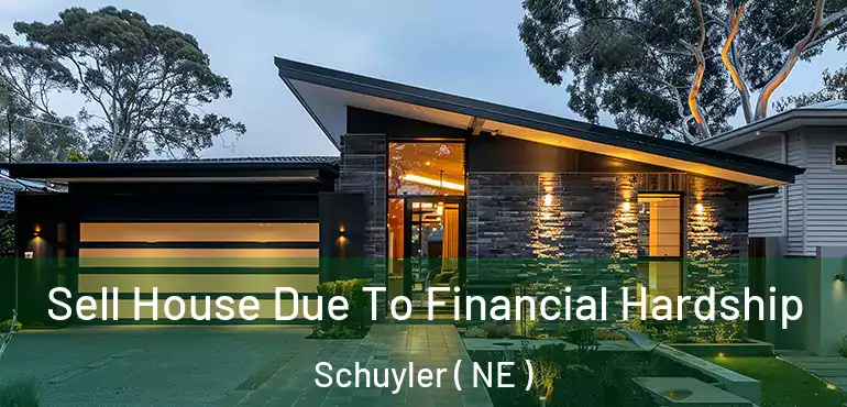  Sell House Due To Financial Hardship Schuyler ( NE )
