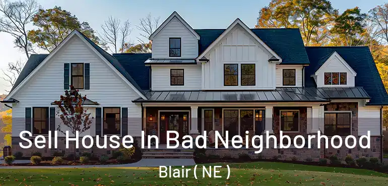  Sell House In Bad Neighborhood Blair ( NE )